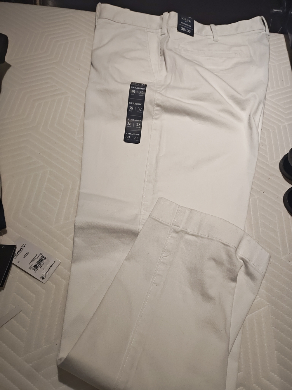 J. Crew Men's Straight-Fit Pants in White
